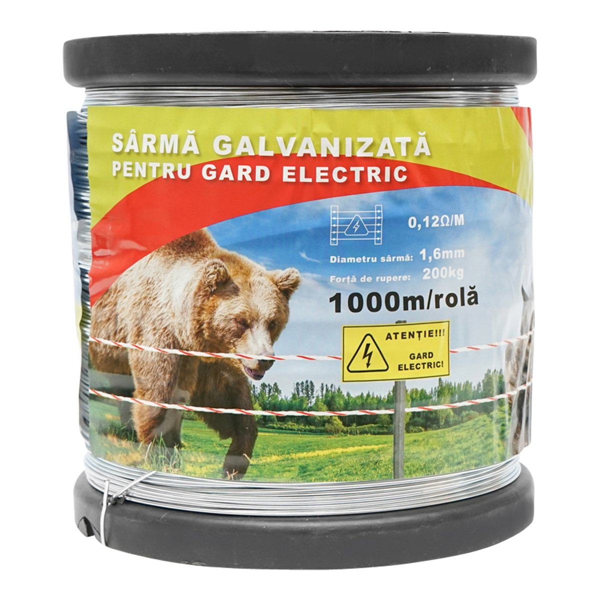 Sarma galvanizata pentru gard electric 1,6mm x 1000m Breckner Germany